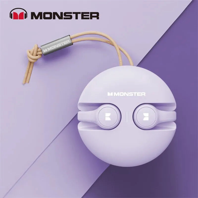 Monster XKT21 Wireless Gaming Headset – Bluetooth 5.3, HIFI Stereo, Long-Range Noise Reduction Earbuds