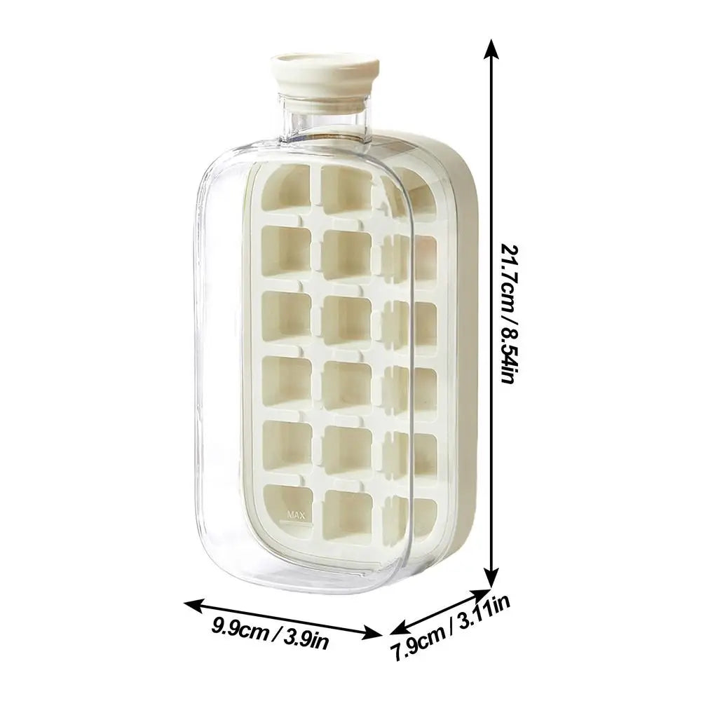 2-in-1 Vertical Ice Cube Bottle – Chill Smarter, Sip Fresher