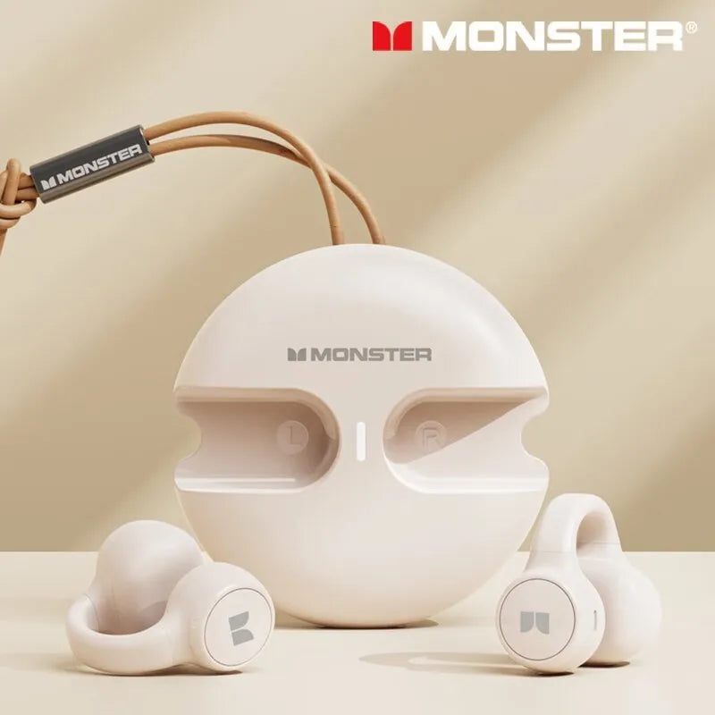 Monster XKT21 Wireless Gaming Headset – Bluetooth 5.3, HIFI Stereo, Long-Range Noise Reduction Earbuds