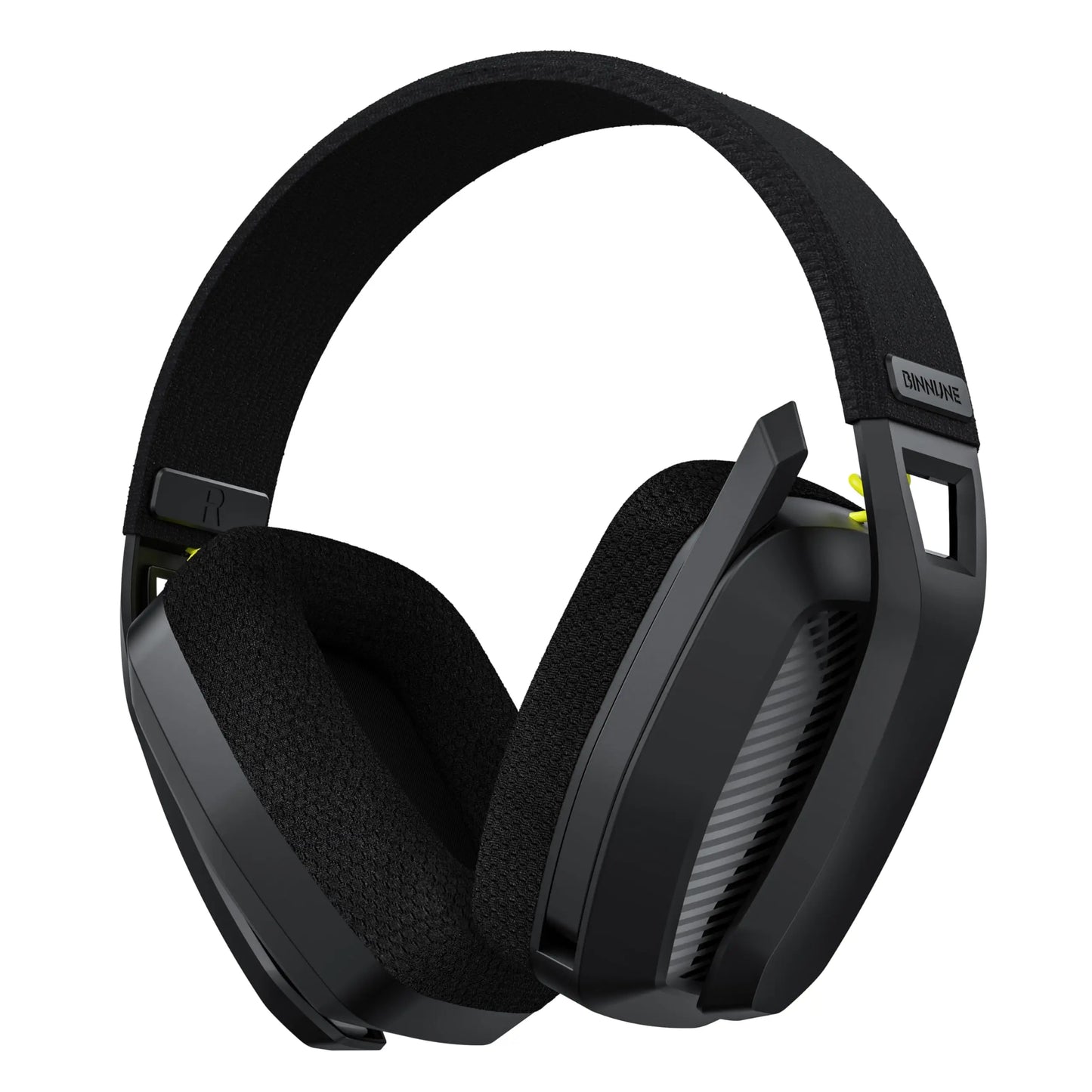 BINNUNE BW06 Wireless Gaming Headset – 2.4GHz & Bluetooth with Flip Mic for PS5, PS4, PC, Mac