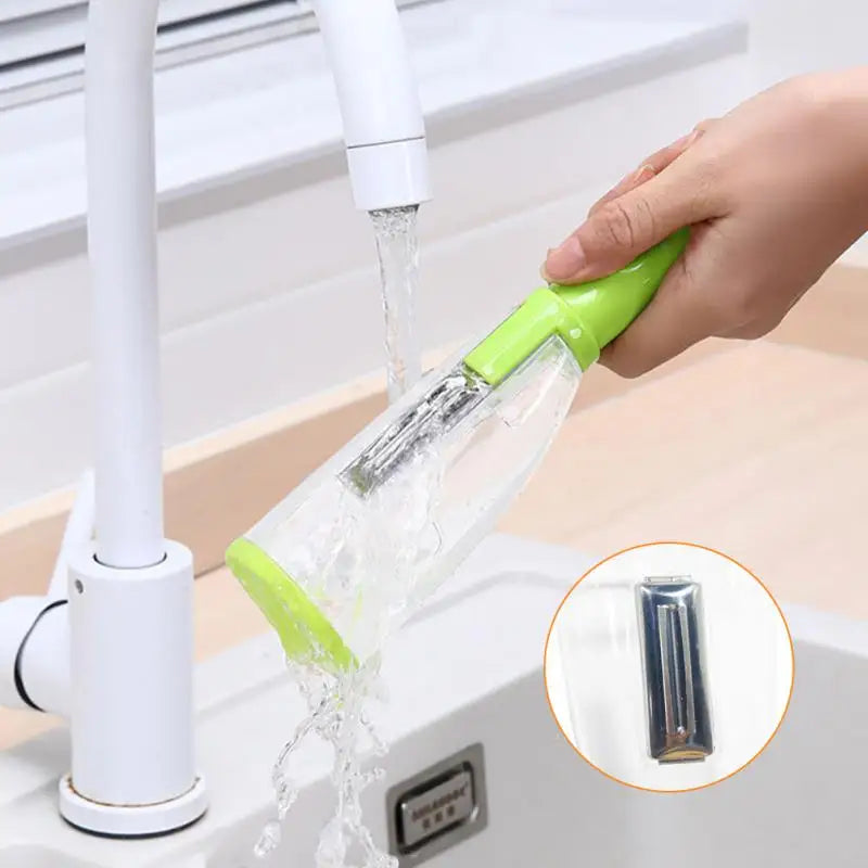 Stainless Steel Peeler with Integrated Container – Streamline Your Kitchen Prep