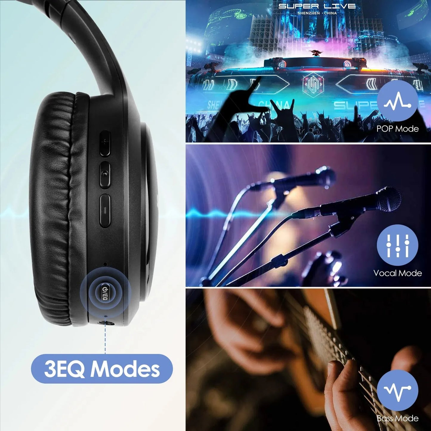 Affordable Wireless Bluetooth Headphones JH-919 – Foldable HiFi Stereo Headset with Super Bass, Noise Reduction & Built-in Mic