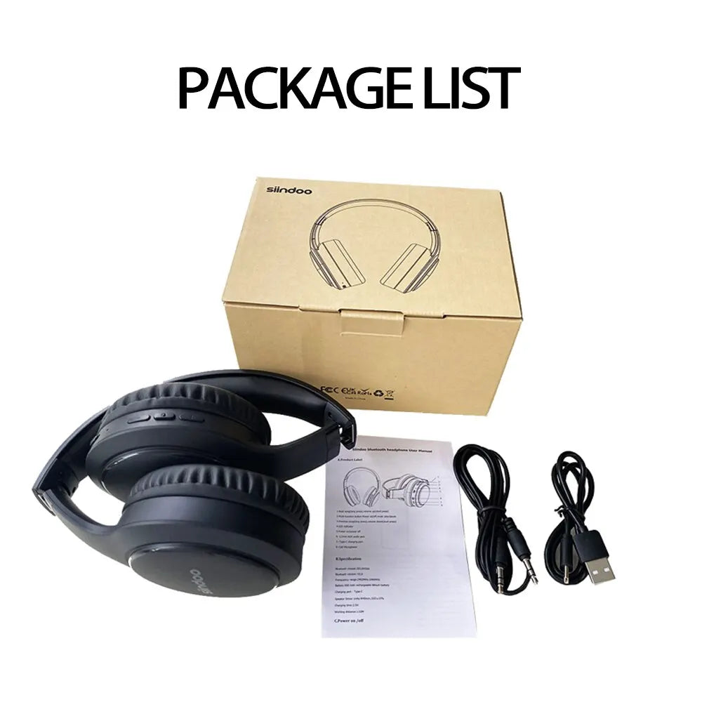 Affordable Wireless Bluetooth Headphones JH-919 – Foldable HiFi Stereo Headset with Super Bass, Noise Reduction & Built-in Mic