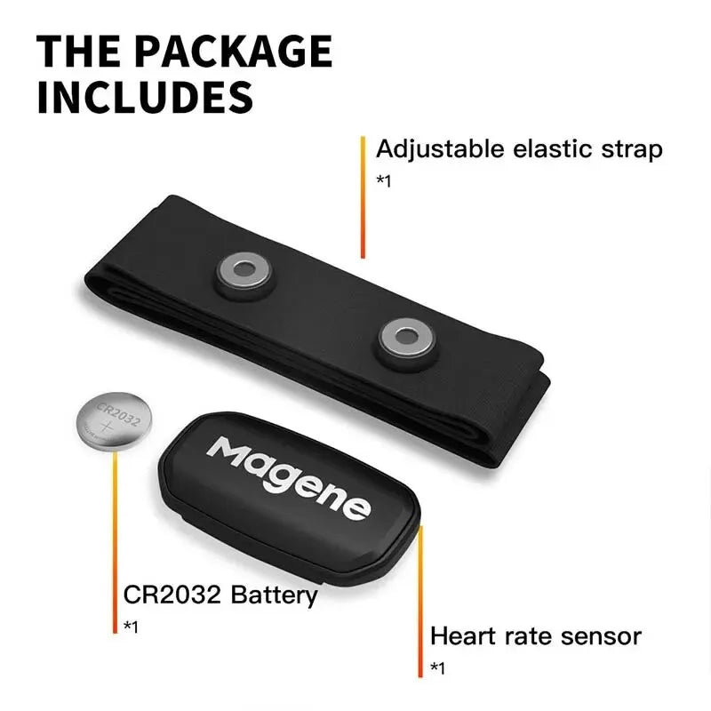 Domorra H303 Heart Rate Monitor – Dual ANT+ & Bluetooth Chest Strap Sensor for Cycling, Running, Fitness & More