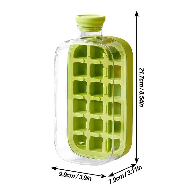 2-in-1 Vertical Ice Cube Bottle – Chill Smarter, Sip Fresher