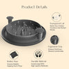 Chicken Shredder Tool with Lid & Brush – Fast, Mess-Free Meat Shredding Made Easy