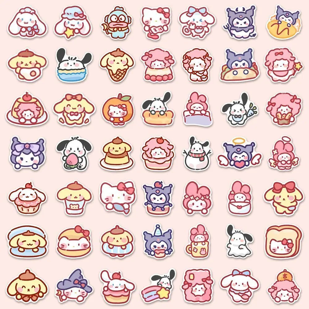 Cartoon Decoration Stickers 100pcs
