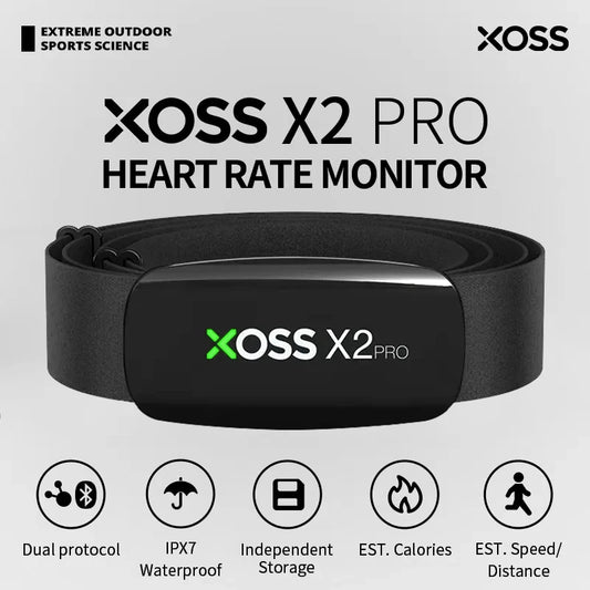 X2 Pro Heart Rate Monitor – Advanced Chest Strap Sensor with Rechargeable Battery and Multi-Sport Compatibility