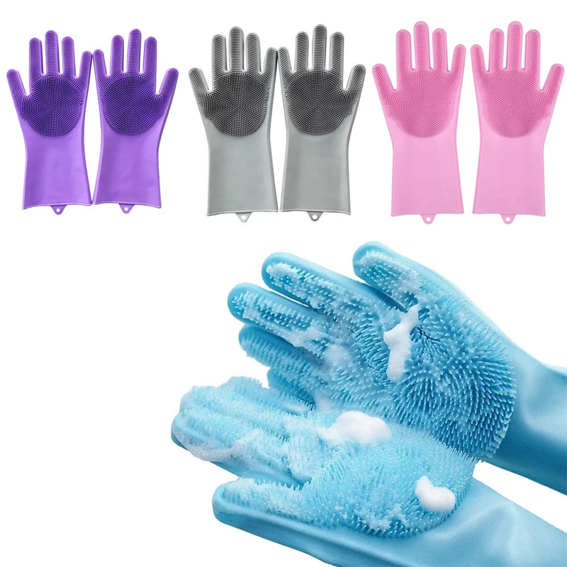 Silicone Scrubbing Gloves – Your All-in-One Cleaning Hero