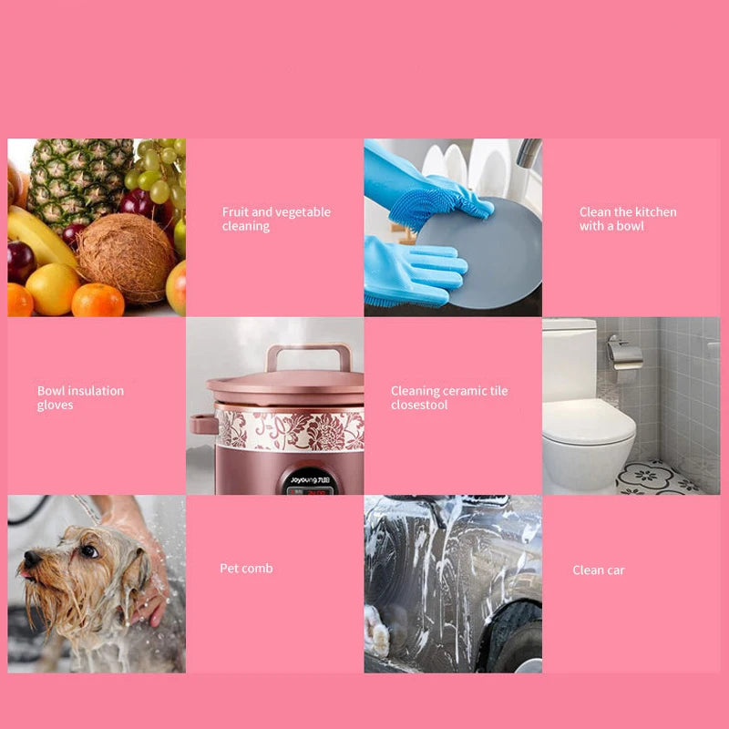 Silicone Scrubbing Gloves – Your All-in-One Cleaning Hero