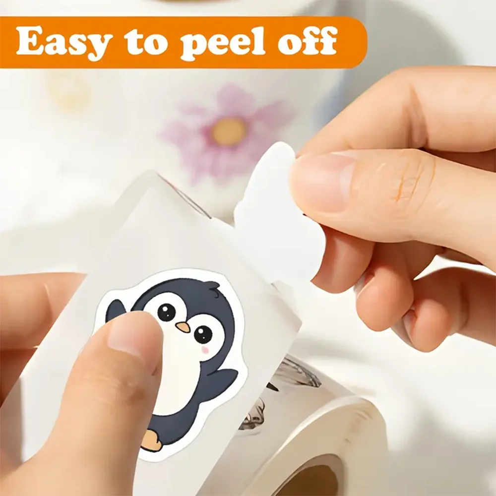 Penguin Animal Stickers Cartoon Removable Graffiti Sticker Decoration 100-500pcs