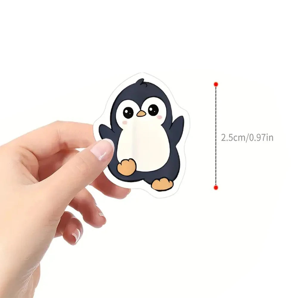 Penguin Animal Stickers Cartoon Removable Graffiti Sticker Decoration 100-500pcs
